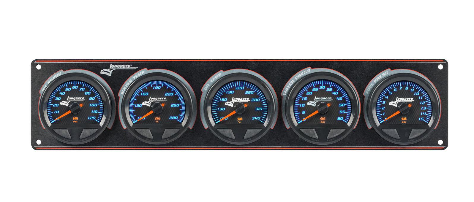 Waterproof SMI 5 Gauge Panel OP/WT/OT/WP/FP - Burlile Performance Products