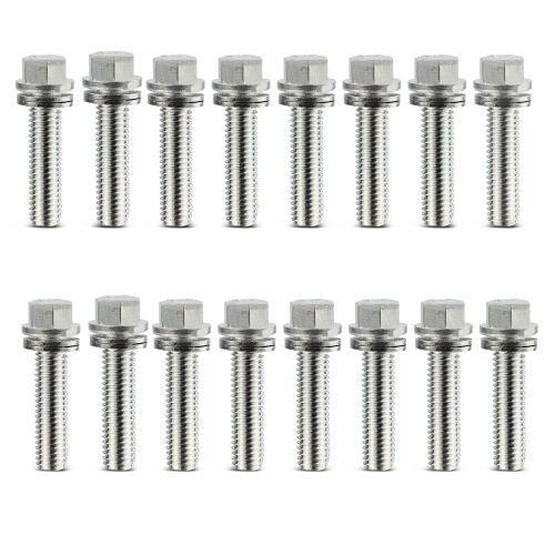 Wedge Locking Header Bolts 3/8 x 1in L (16) - Burlile Performance Products
