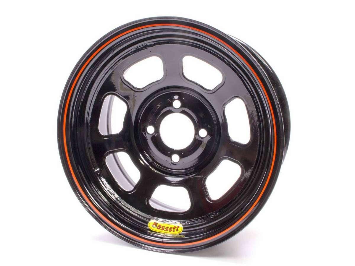 Wheel 14x7 D-Hole 4x100 4.0in BS Black - Burlile Performance Products
