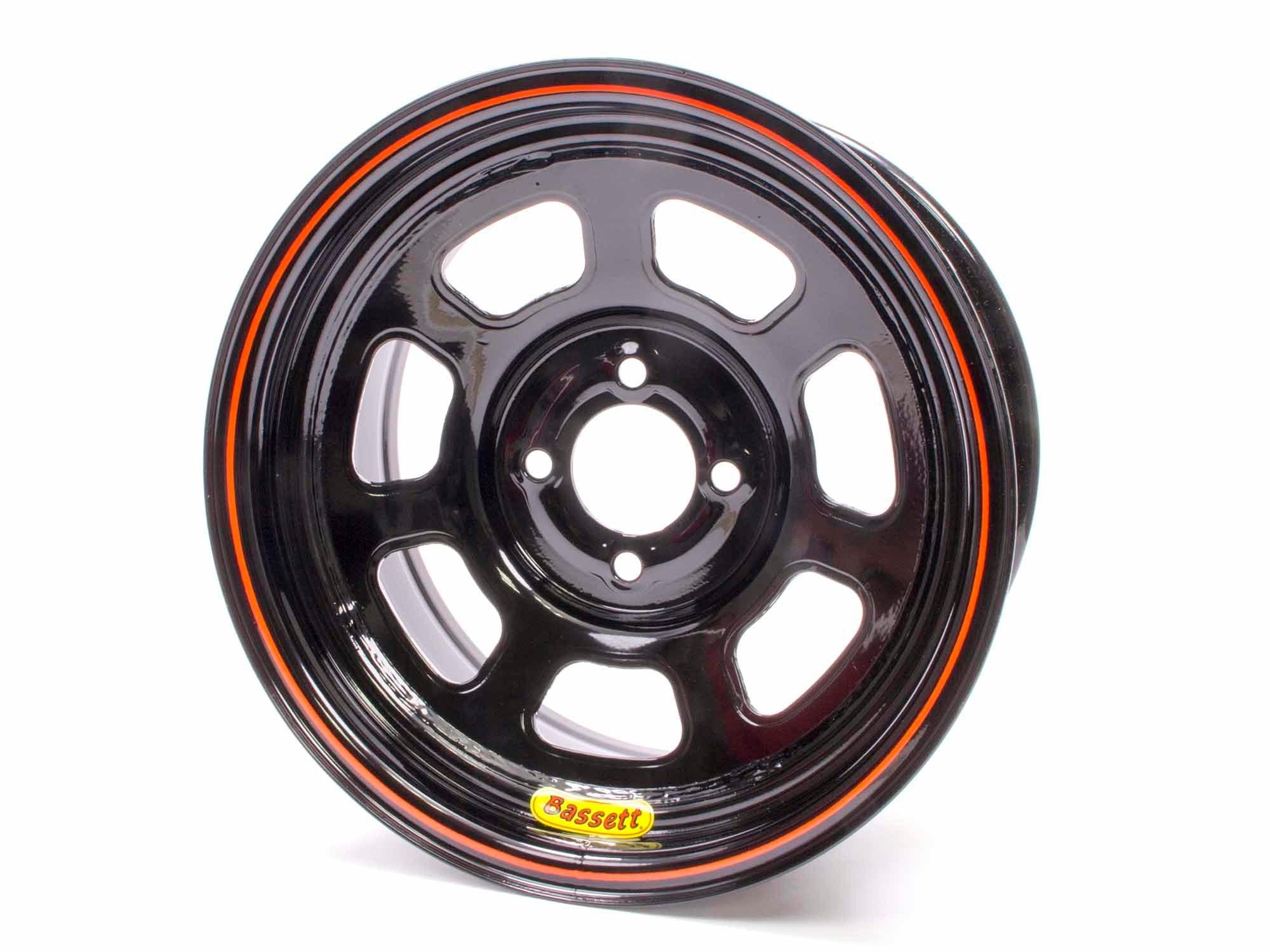 Wheel 14x7 D-Hole 4x100mm 2in Black - Burlile Performance Products