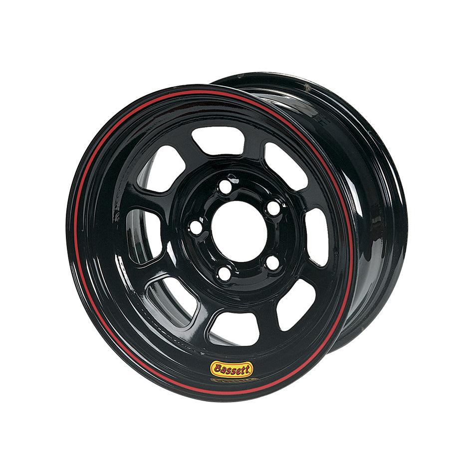 Wheel 14x7 D-Hole 5x 4.5in 2in BS Black - Burlile Performance Products