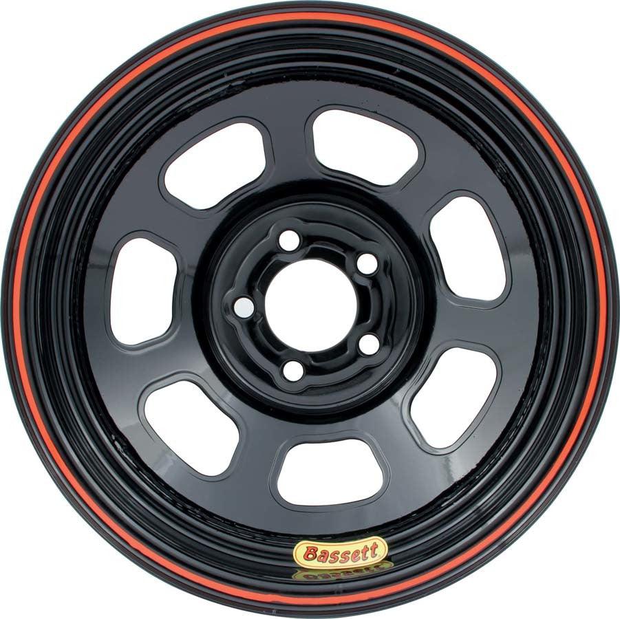 Wheel 14x7 D-Hole 5x100mm 2in BS Black - Burlile Performance Products