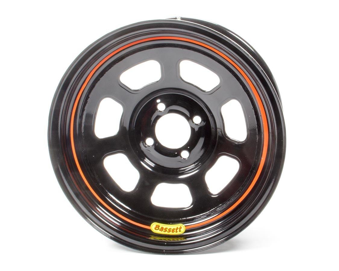 Wheel 15x7 4x100mm D- Hole 4in BS Black - Burlile Performance Products