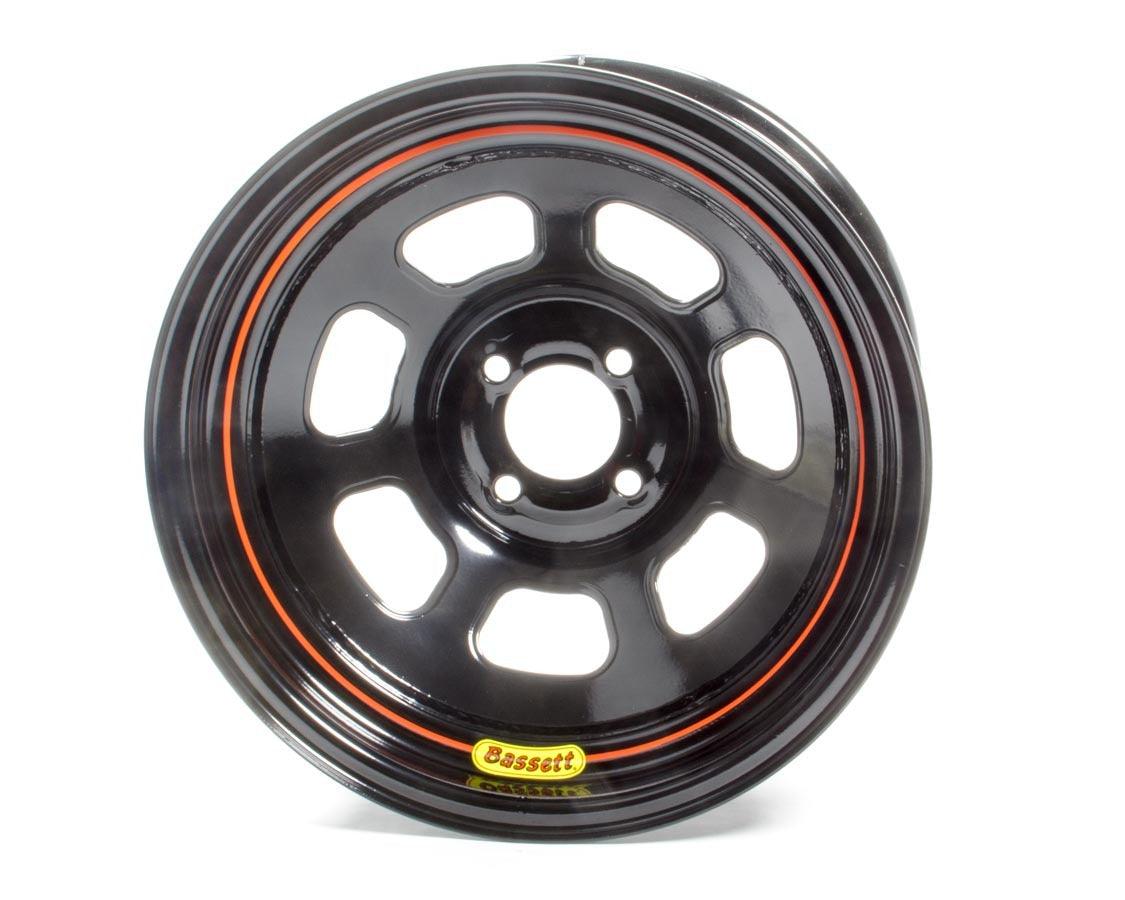 Wheel 15x8 D-Hole 4x100 mm 4in BS Black - Burlile Performance Products