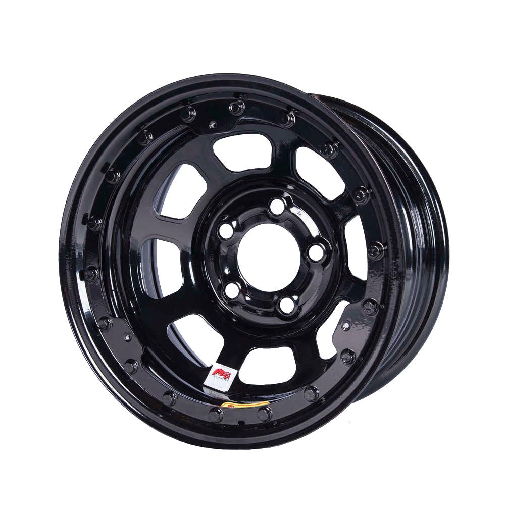 Wheel 15x8 IMCA B/Lock 5x5 Black 4.75in BS - Burlile Performance Products