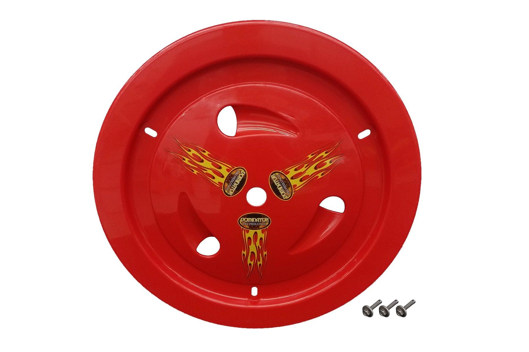 Wheel Cover Bolt-On Red Real Style - Burlile Performance Products