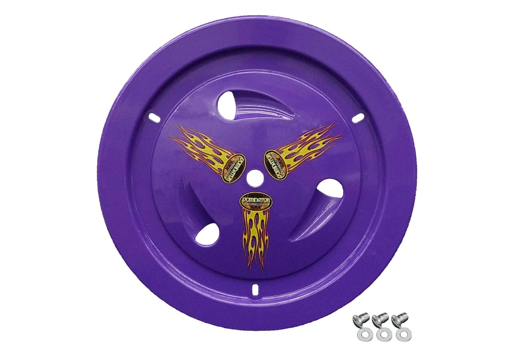 Wheel Cover Dzus-On Purple Real Style - Burlile Performance Products
