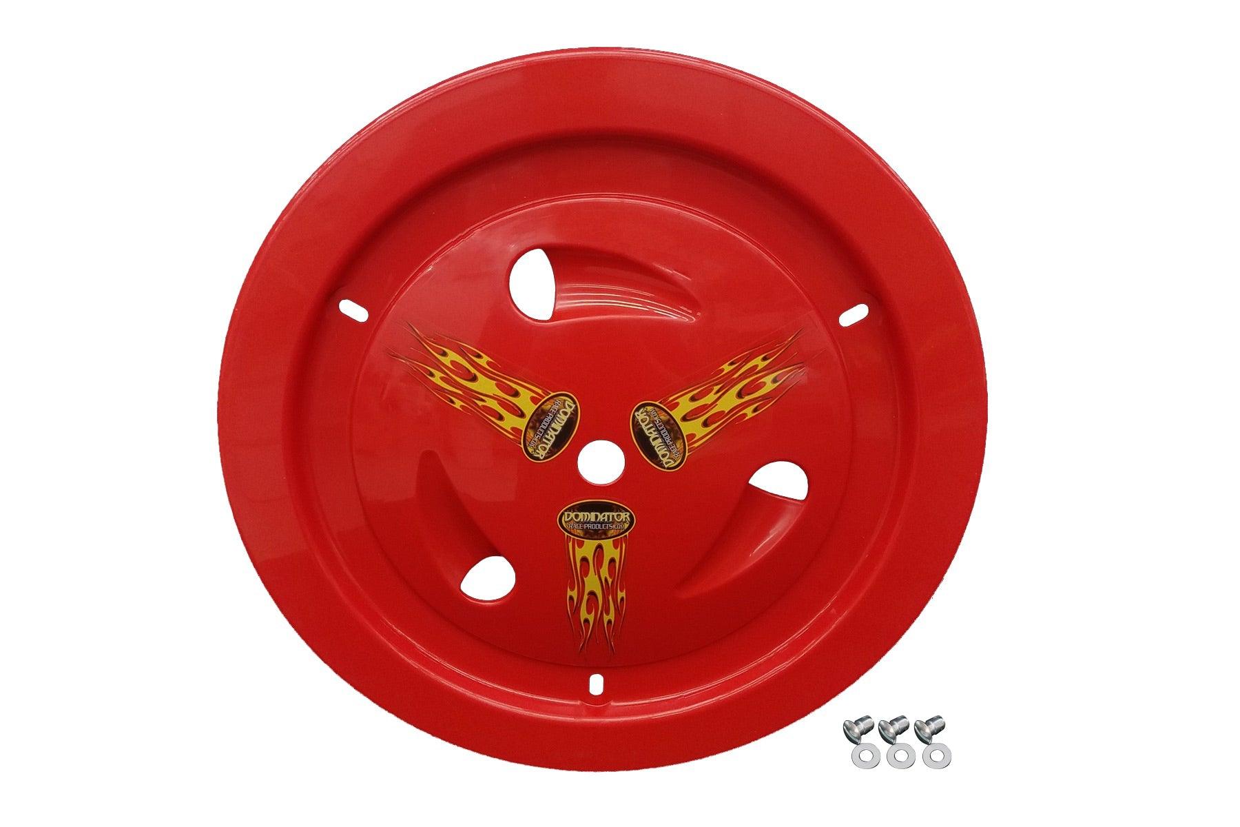 Wheel Cover Dzus-On Red - Burlile Performance Products