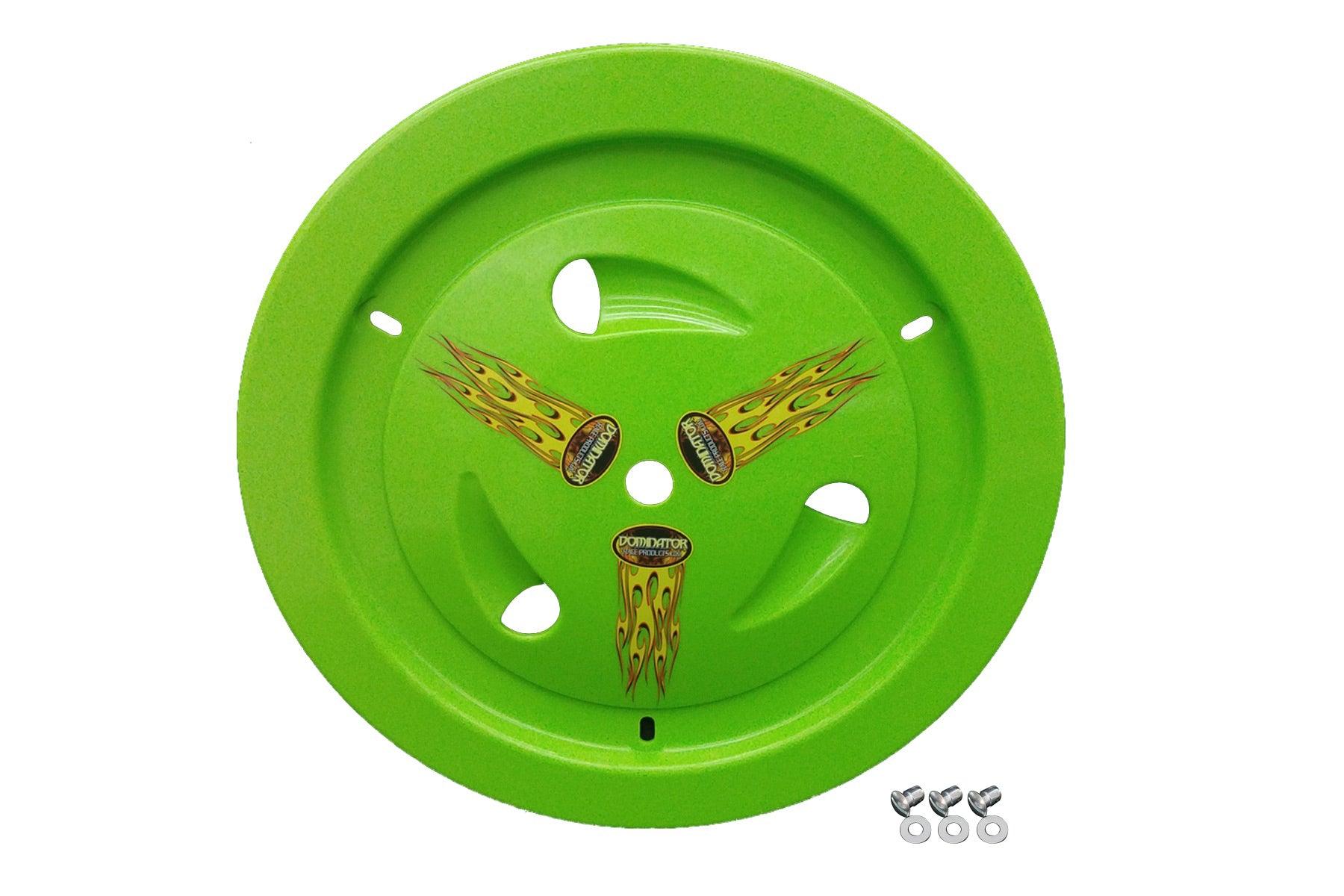 Wheel Cover Dzus-On Xtr Green Real Style - Burlile Performance Products