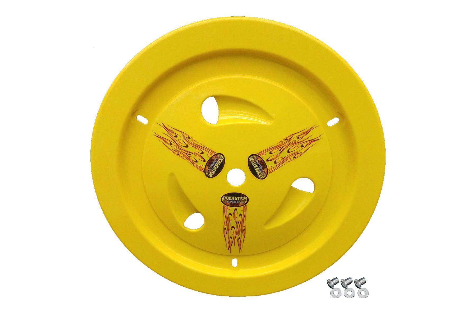 Wheel Cover Dzus-On Yellow - Burlile Performance Products