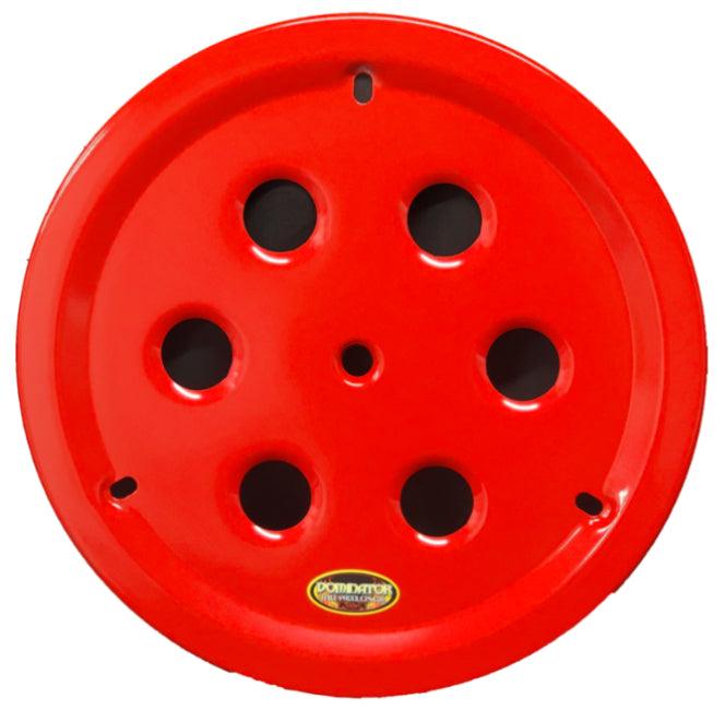 Wheel Cover Hole Vent Alum Bolt 15in Red - Burlile Performance Products