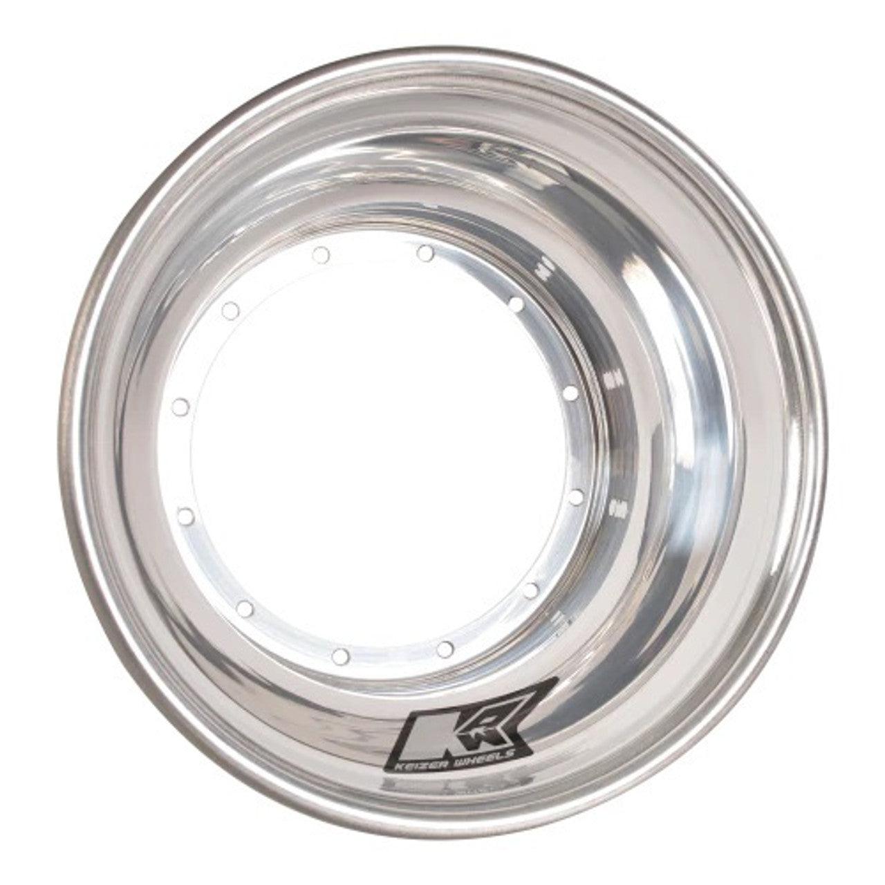 Wheel Half 12-Blt 10in x 5in Polished - Burlile Performance Products