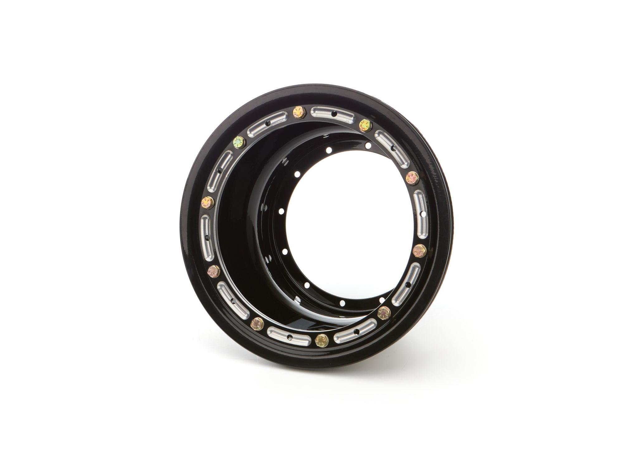 Wheel Half 12-Blt 10in x 6in w/Beadlock Black - Burlile Performance Products