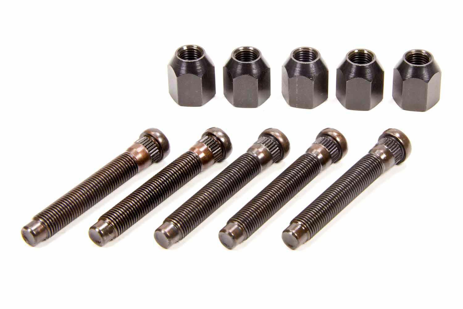 Wheel Stud & Lug Nut Kit (5pk) 7/16-20x2-7/8 - Burlile Performance Products