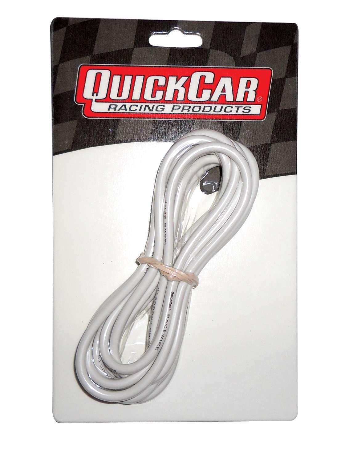 Wire 14 Gauge White 10ft - Burlile Performance Products