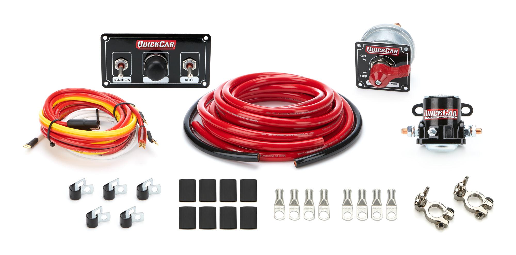 Wiring Kit Premium 4 Ga w/Black 50-820 Panel - Burlile Performance Products